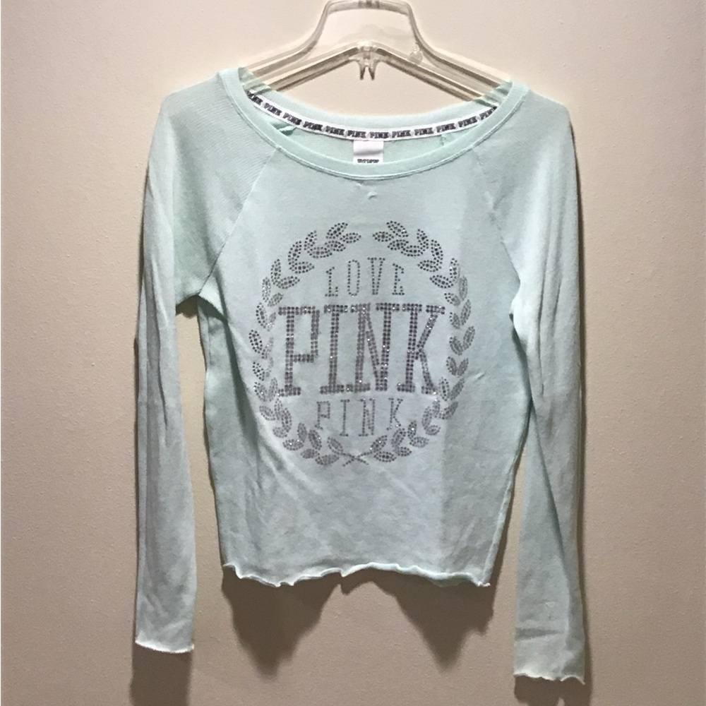 Mint long sleeve PINK by Victoria Secret top